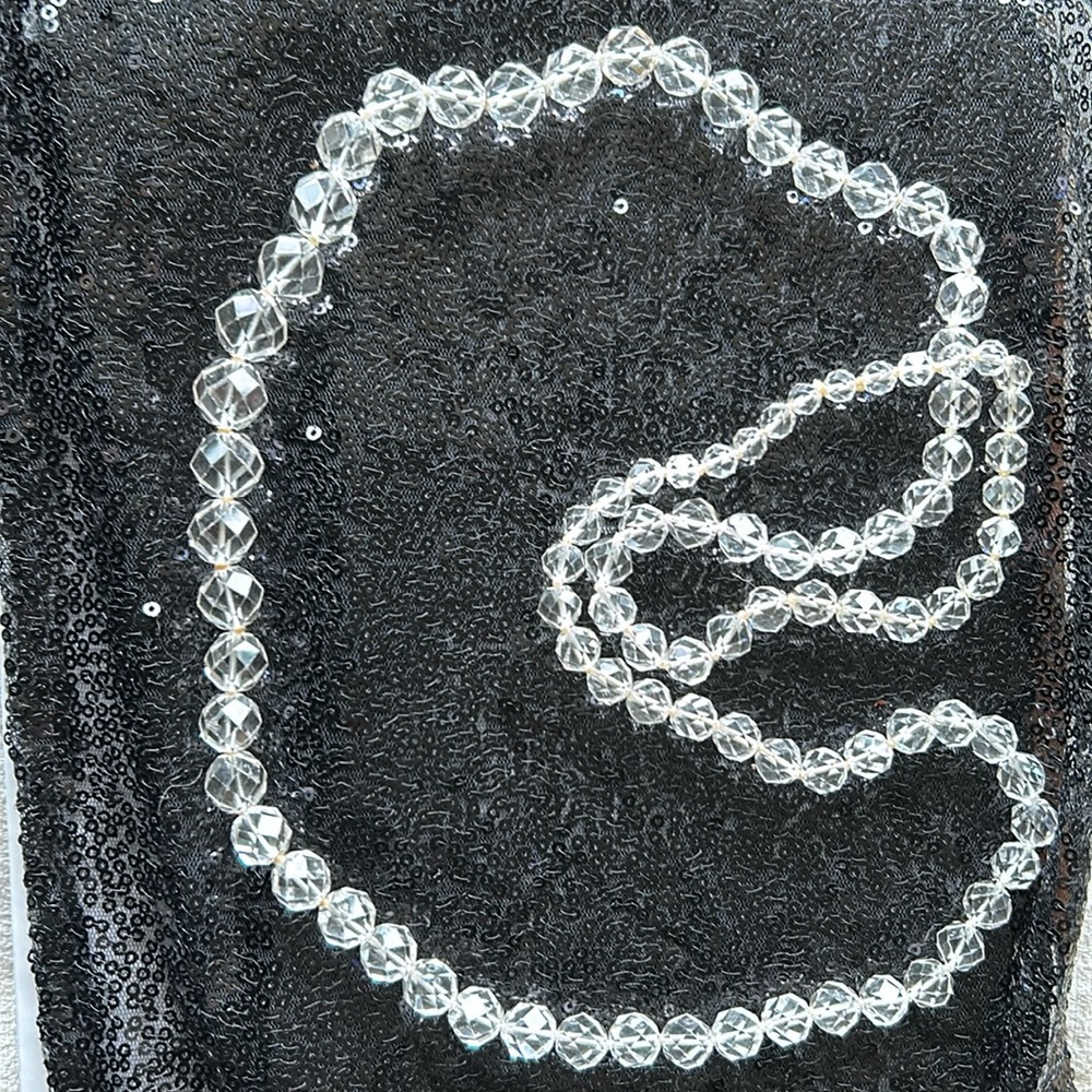 Crystal 40”  necklace